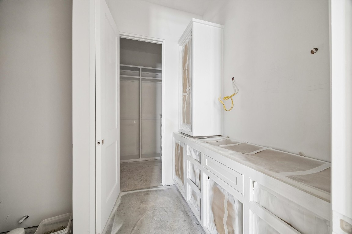 403 Trails Court Houston, TX 77024 - Photo 26 of 31 a bathroom with a granite countertop sink and a mirror