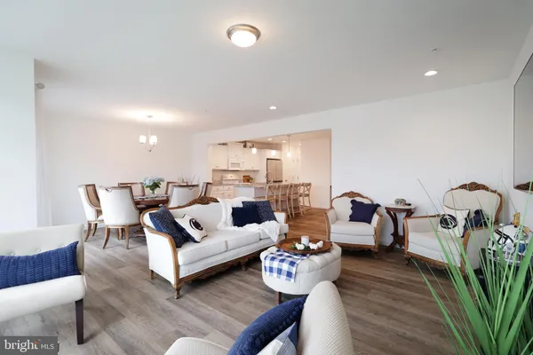 a view of a couch in the roof deck