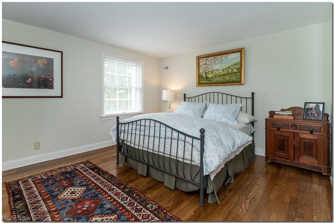 33955 Old Kinsman Road Hunting Valley, OH 44022 - Photo 27 of 35 This bedroom has hardwood floors and beautiful views of the rear yard.