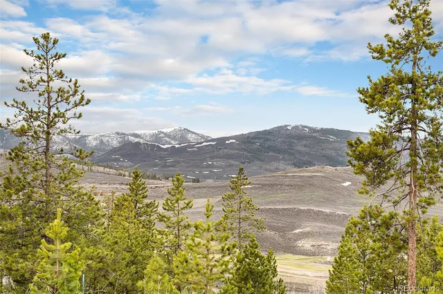 a view of lake with mountain