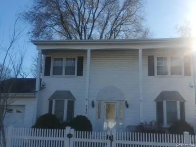 a front view of house