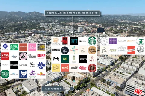 $3,995,000 | 11921 Goshen Avenue, Los Angeles, CA 90049