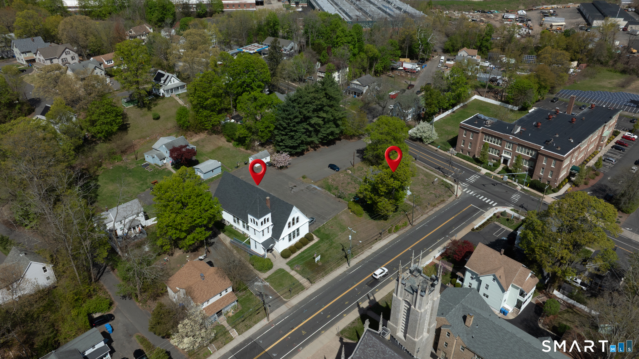 523 West Street Bristol, CT 06010 - Photo 27 of 30 an aerial view of a city