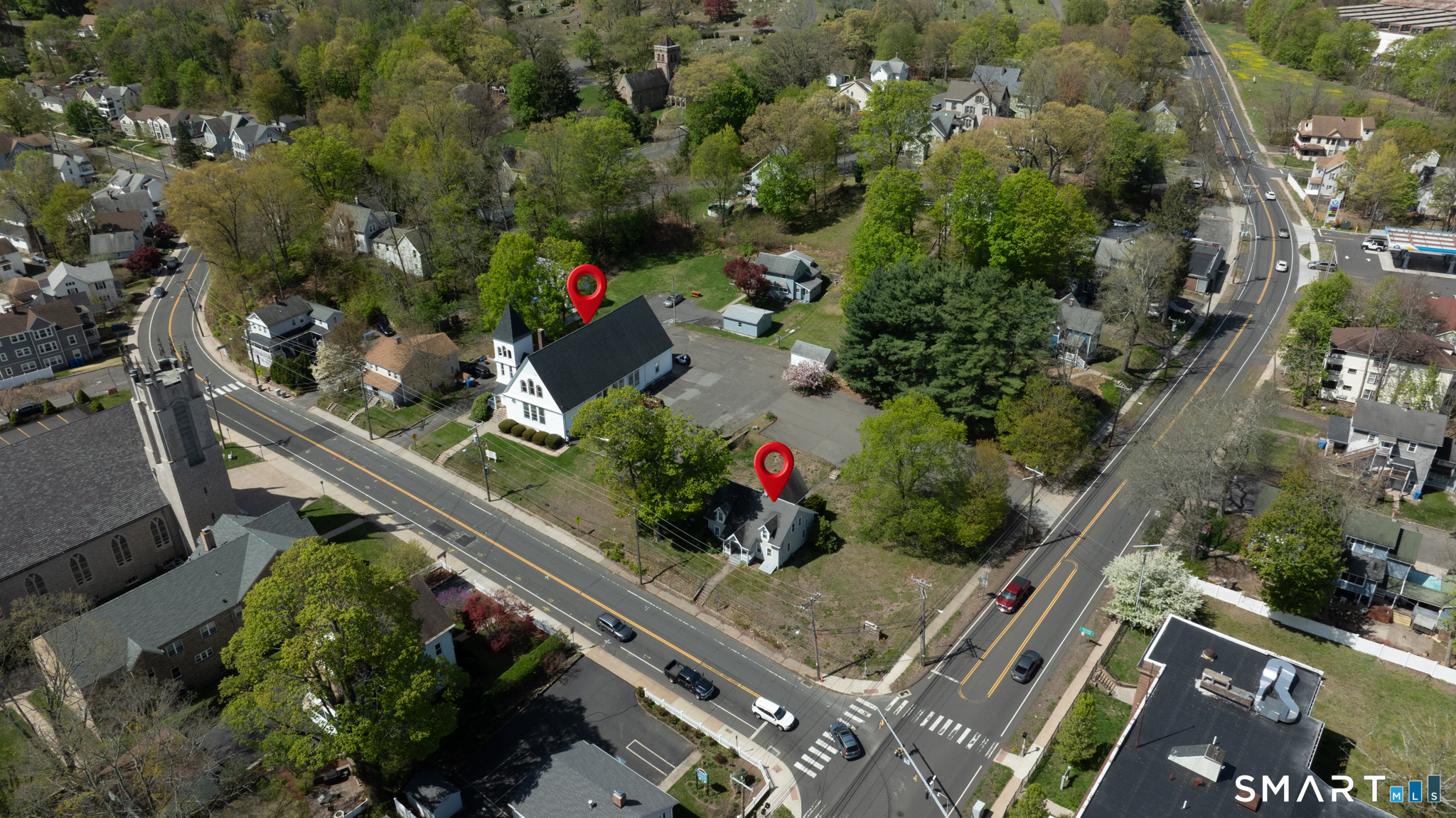 523 West Street Bristol, CT 06010 - Photo 28 of 30 an aerial view of a house