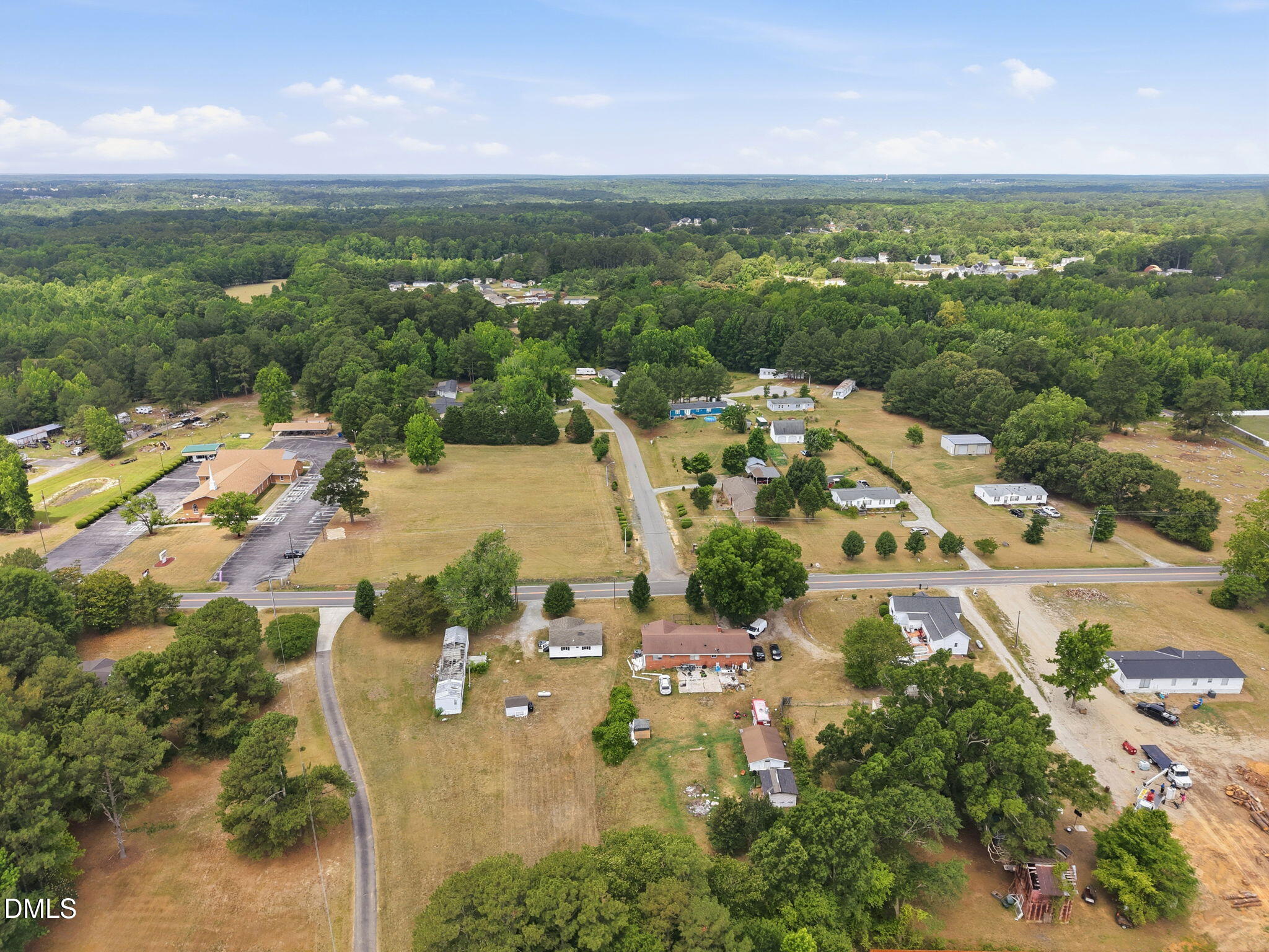 1758 Barber Mill Road Clayton, NC 27520 - Photo 35 of 41 an aerial view of residential houses with outdoor space and river