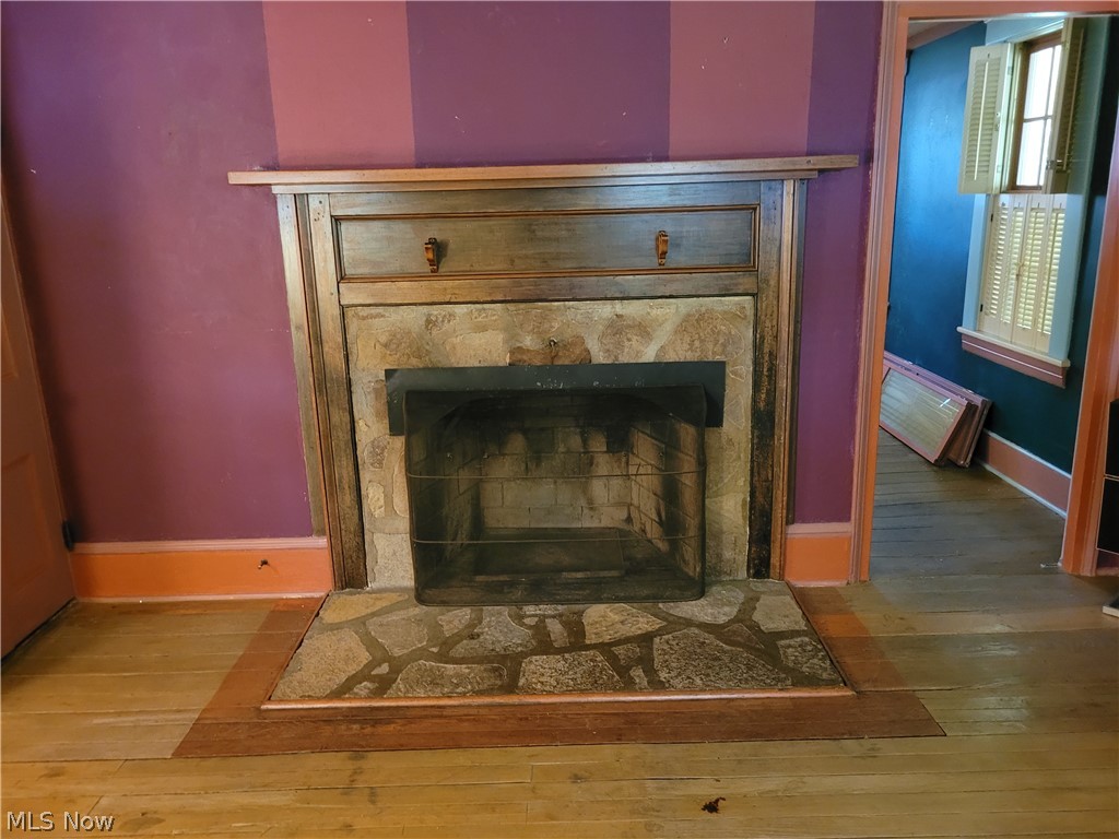 8968 Snow Road Cleveland, OH 44130 - Photo 6 of 17 Historic stone fireplace