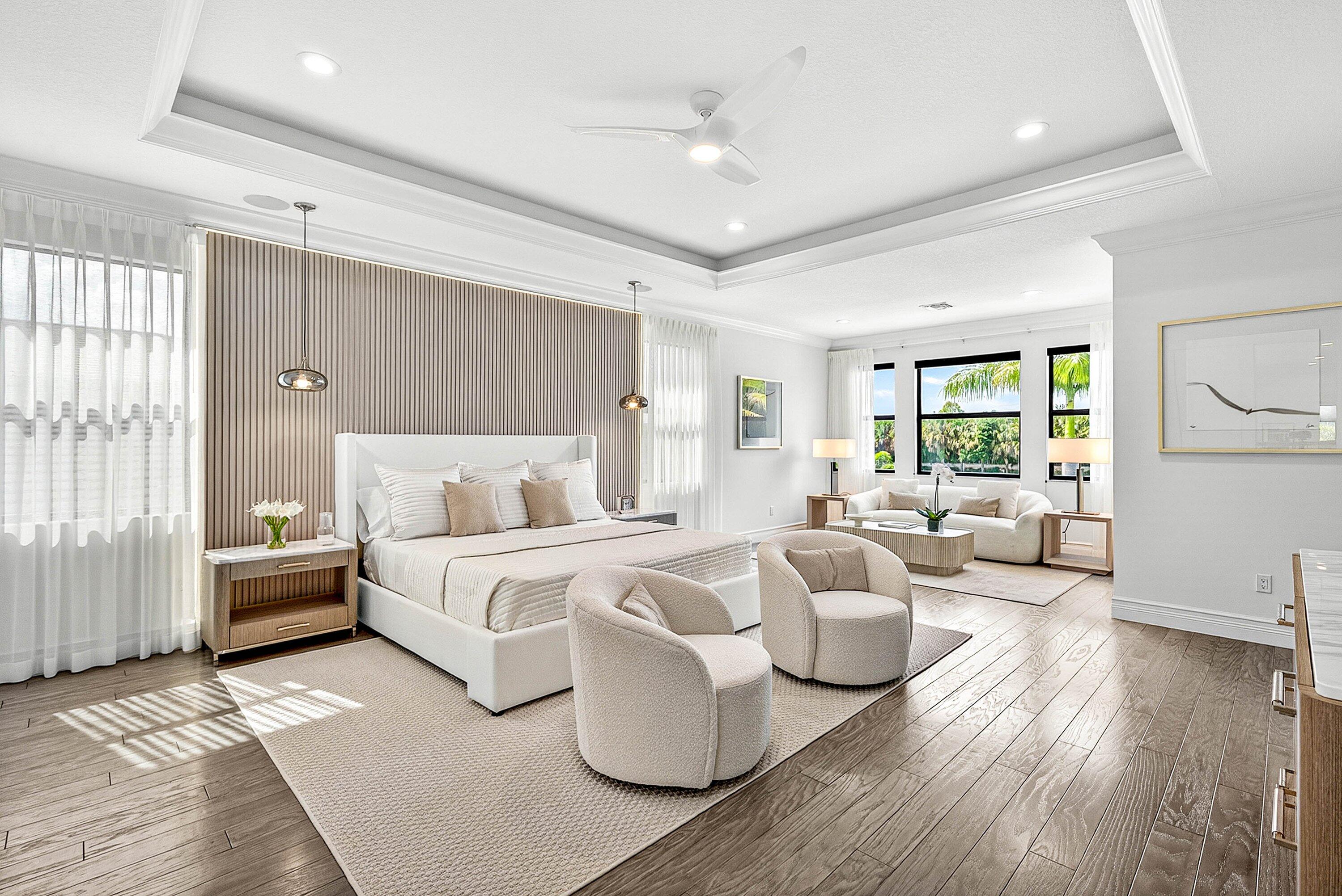 9065 Benedetta Place Boca Raton, FL 33496 - Photo 15 of 52 a bed room with bed and windows