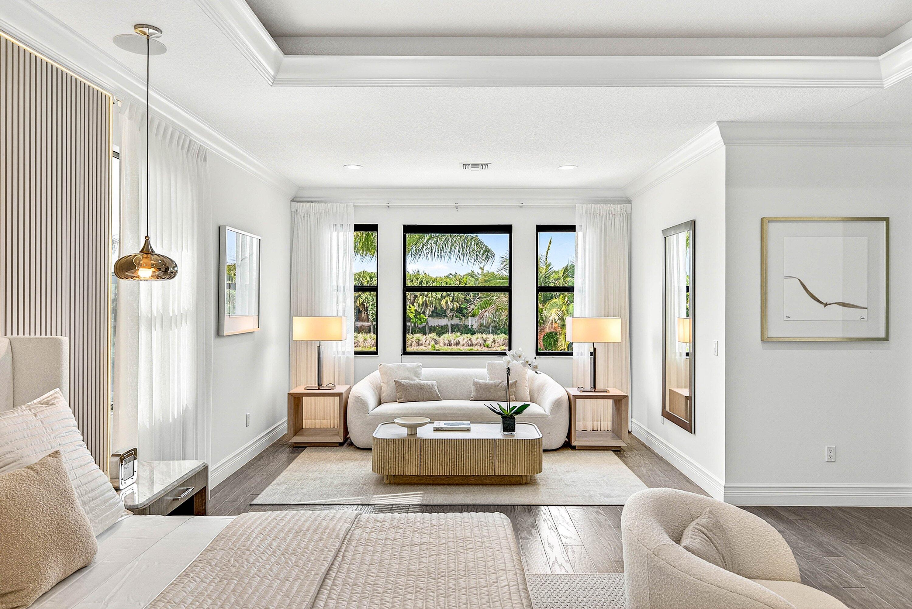 9065 Benedetta Place Boca Raton, FL 33496 - Photo 17 of 52 a living room with furniture and a large window