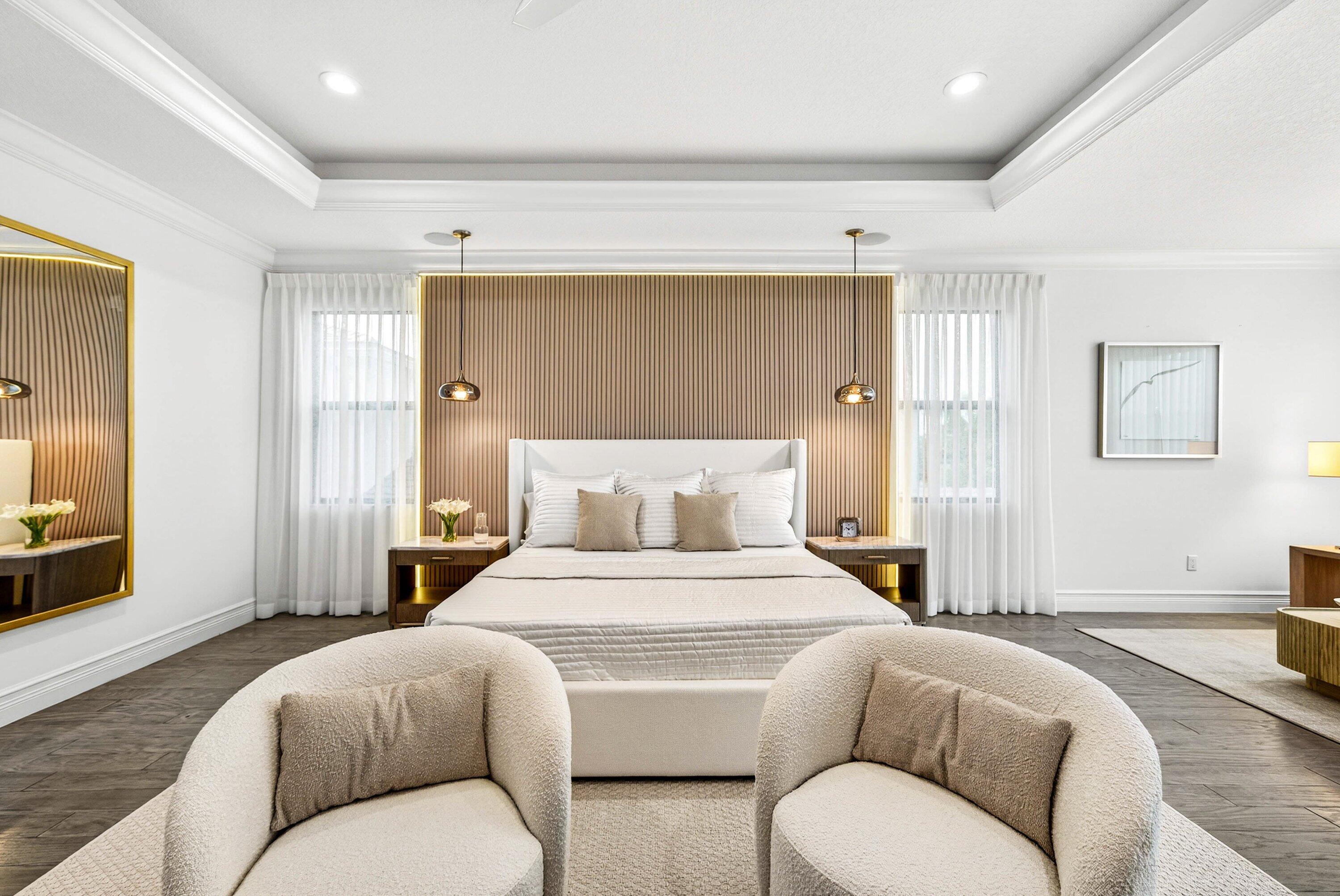 9065 Benedetta Place Boca Raton, FL 33496 - Photo 17 of 51 a bedroom with a bed couch and window