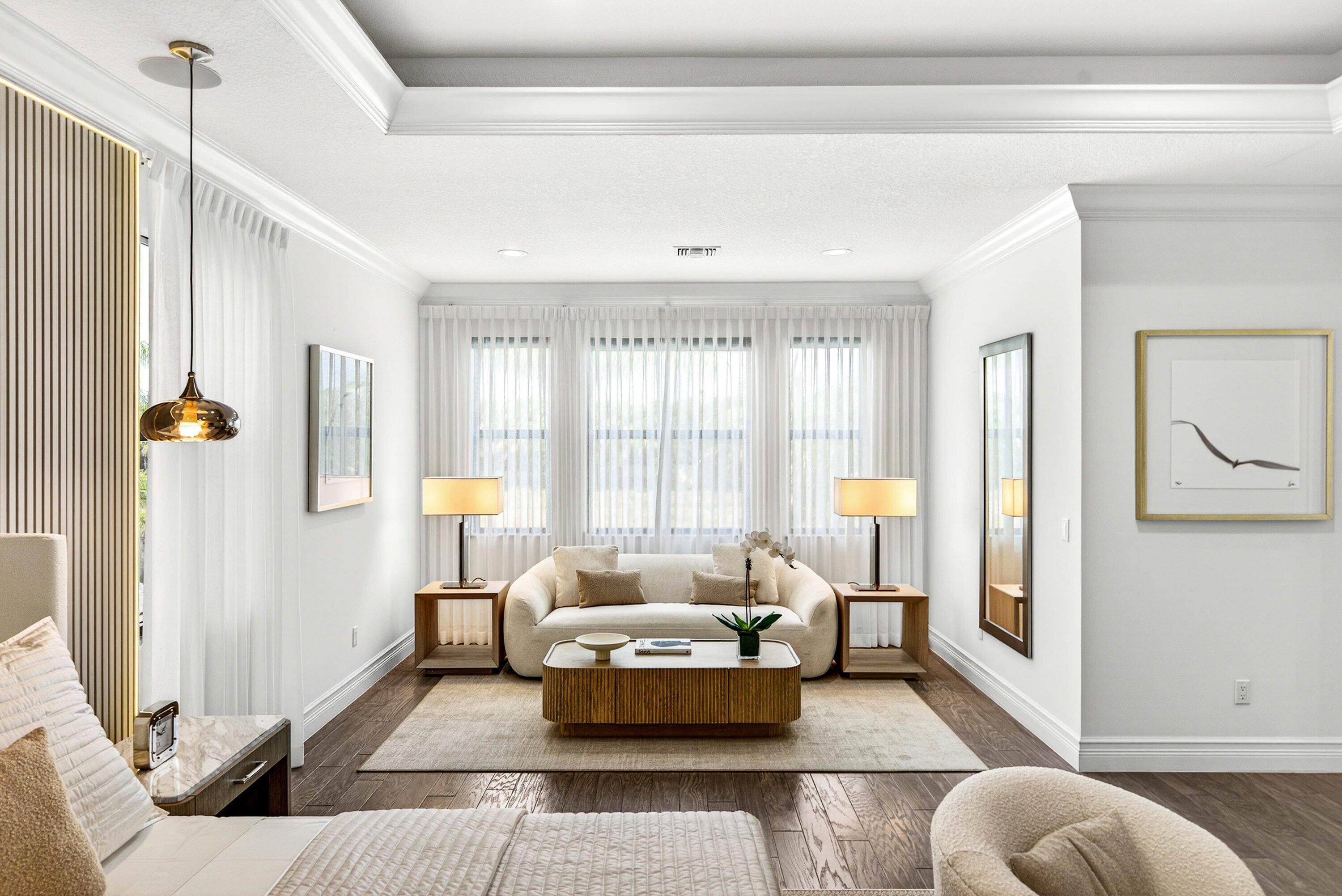 9065 Benedetta Place Boca Raton, FL 33496 - Photo 18 of 51 a living room with furniture and a large window