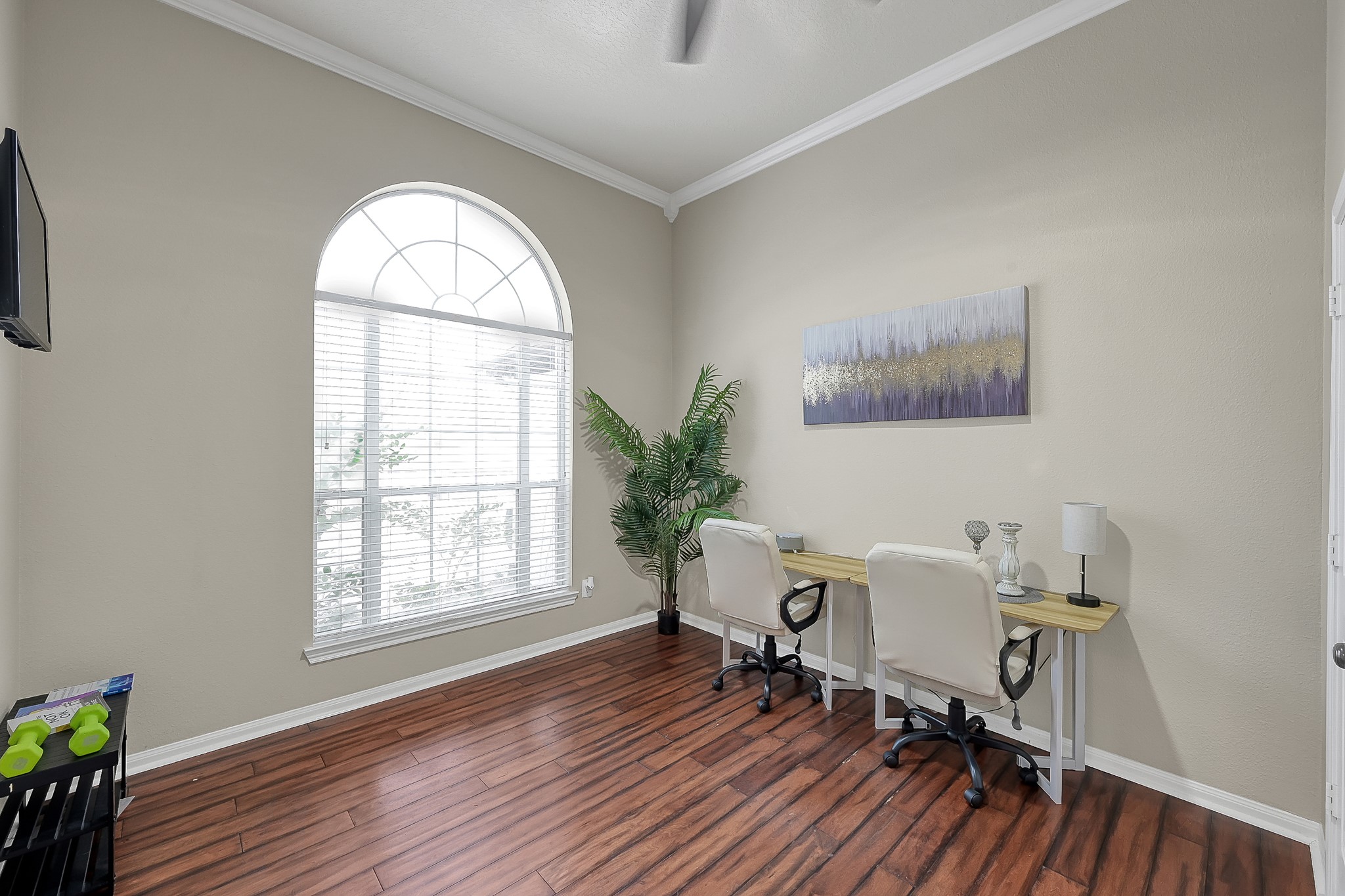 180 Park Way Conroe, TX 77356 - Photo 5 of 23 a view of a room with a window and wooden floor
