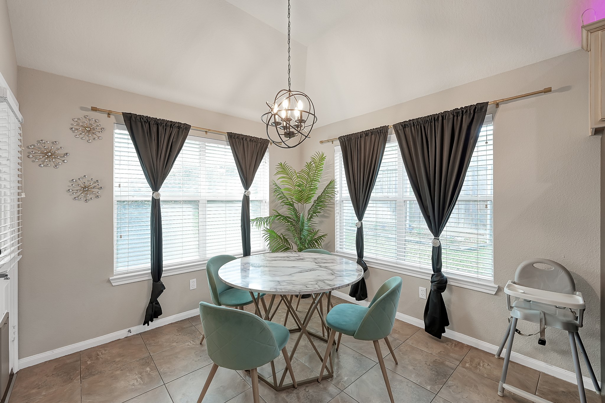 180 Park Way Conroe, TX 77356 - Photo 10 of 23 a view of a dining room with furniture window and outside view