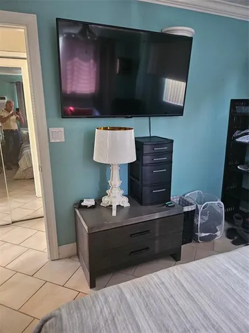 a living room with a furniture