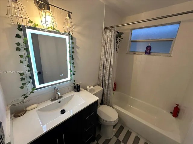 a room with a couch and a table