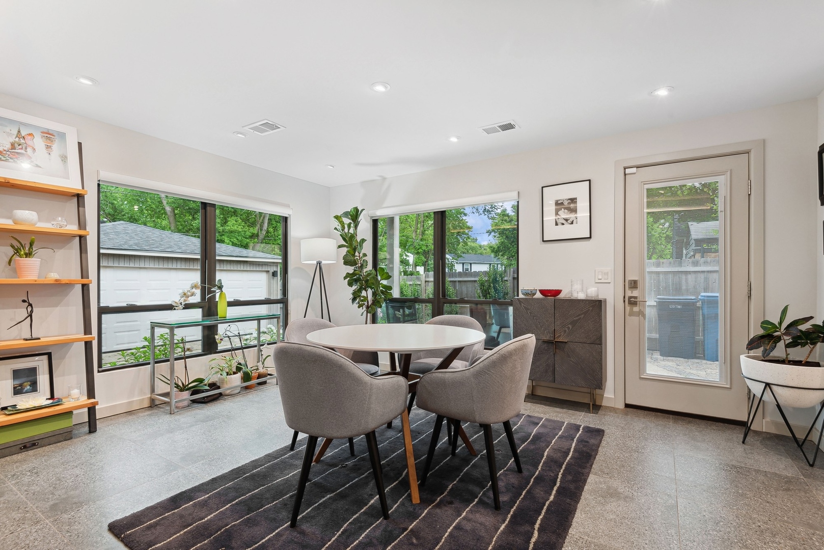 1231 Ridge Road Highland Park, IL 60035 - Photo 8 of 30 a living room with furniture and a floor to ceiling window