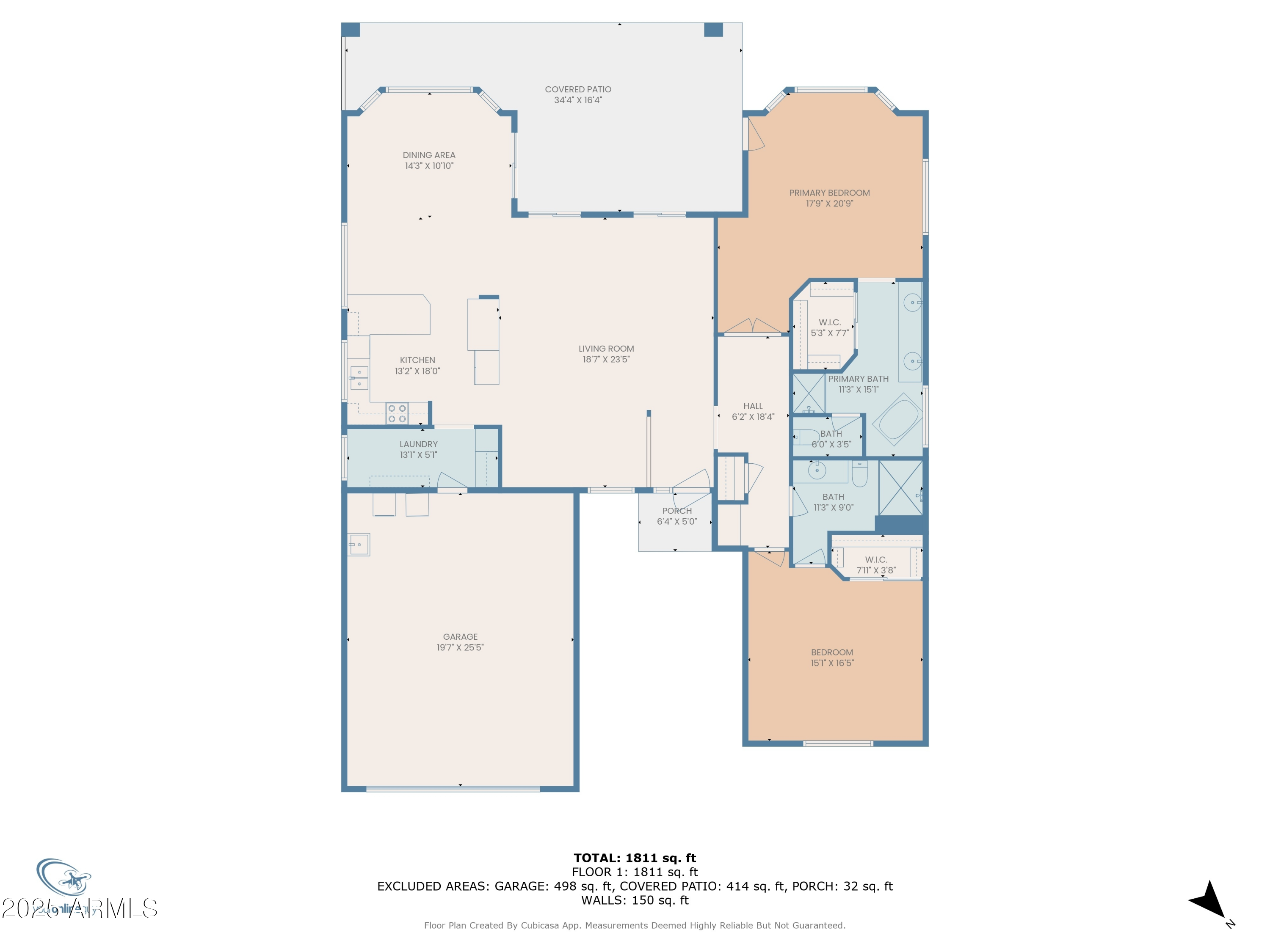 9343 West Escuda Drive Peoria, AZ 85382 - Photo 51 of 51 a picture of floor plan