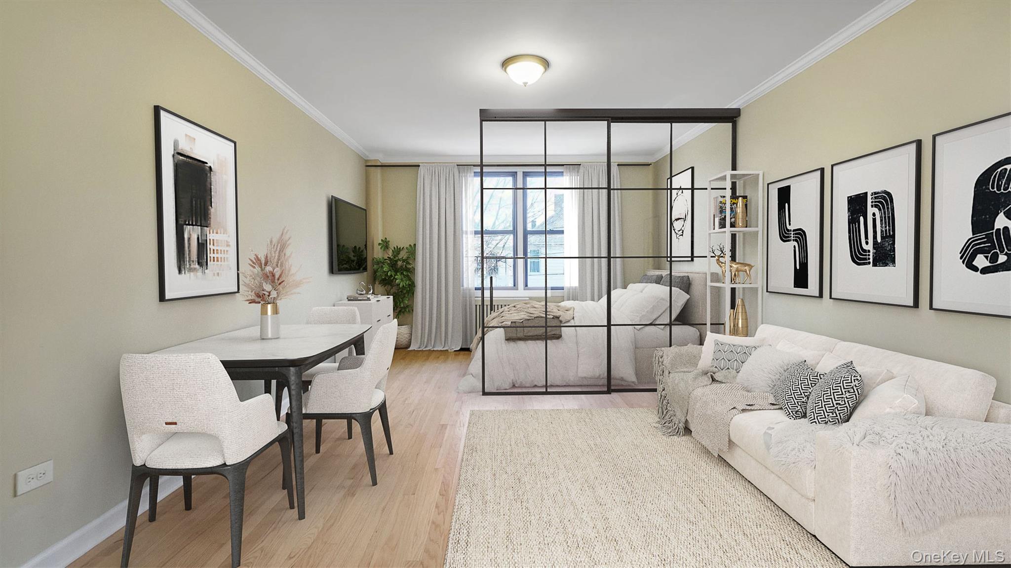 Virtually staged photo