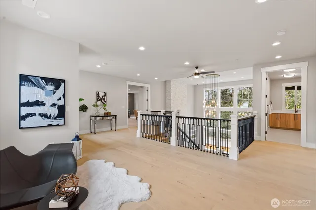 a view of a livingroom with furniture and window