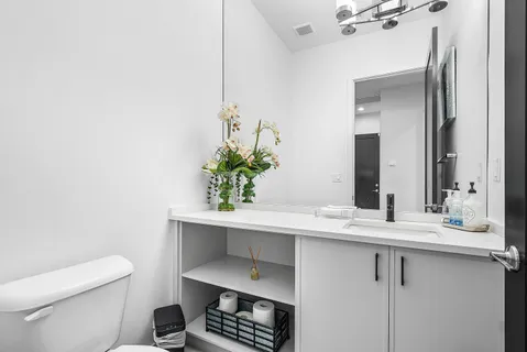 a view of a back yard from a balcony