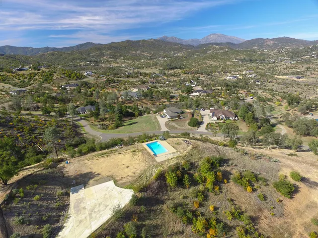 a view of city and mountain