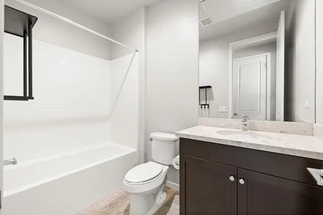 a view of a terrace with city view