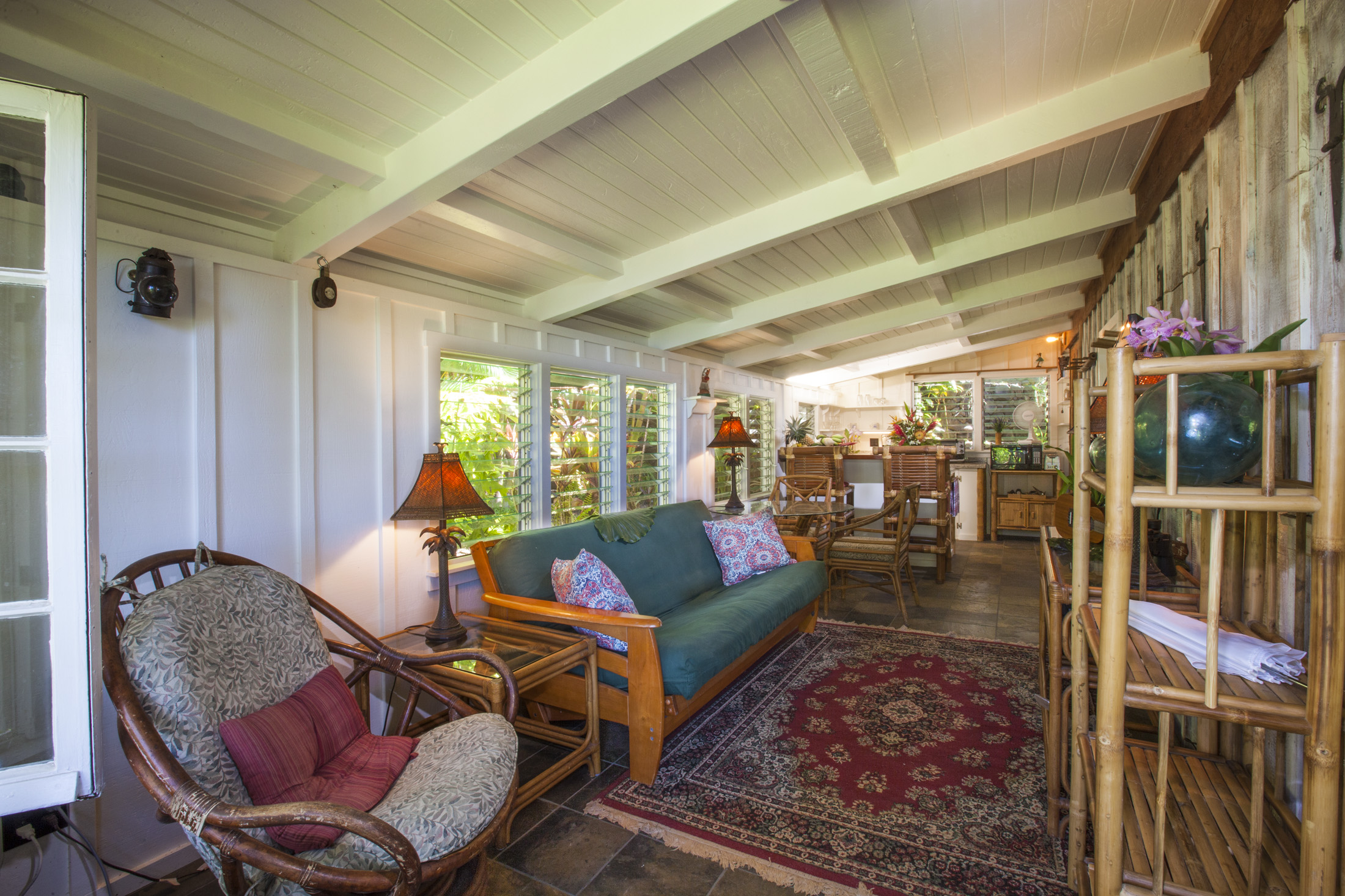 4261 Anini Road, Unit 2 Princeville, HI 96722 - Photo 17 of 28 a outdoor living space with furniture