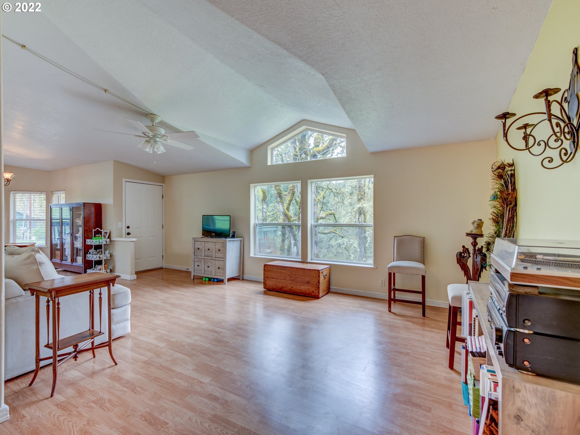 39283 Little Fall Creek Road Fall Creek, OR 97438 - Photo 3 of 28 a view of a livingroom with furniture and a window