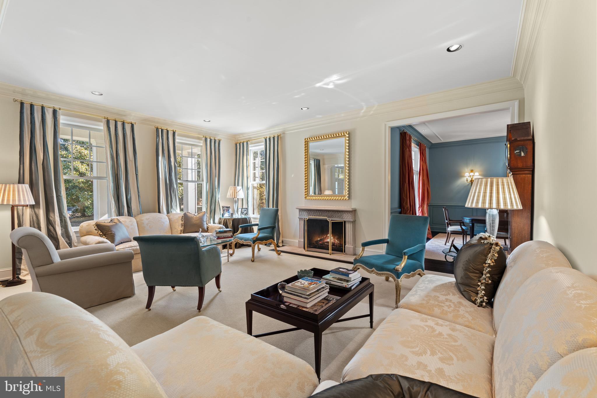 1110 Harvey Road McLean, VA 22101 - Photo 12 of 87 Formal Living Room - High Ceilings Throughout