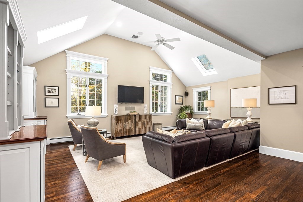 6 Peter Hobart Drive Hingham, MA 02043 - Photo 13 of 32 a living room with furniture wooden floor and a flat screen tv