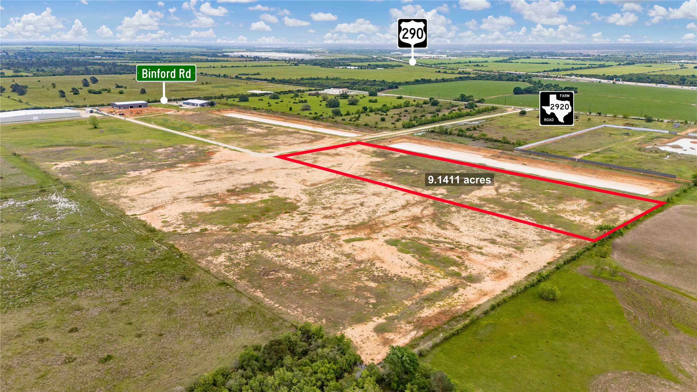 9.1414 Binford Rd/fm 2920 Road Waller, TX 77484 - Photo 6 of 7 a view of an outdoor space and yard