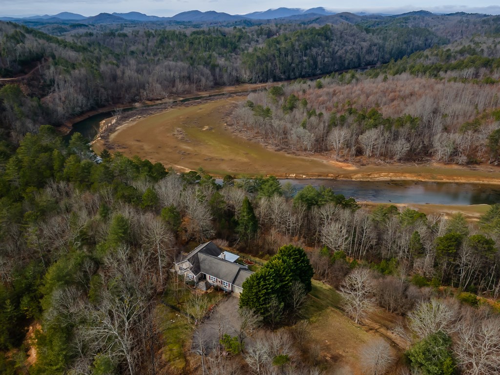 112 Deer Ridge Drive Murphy, NC 28906 - Photo 21 of 55 a view of lake with mountain
