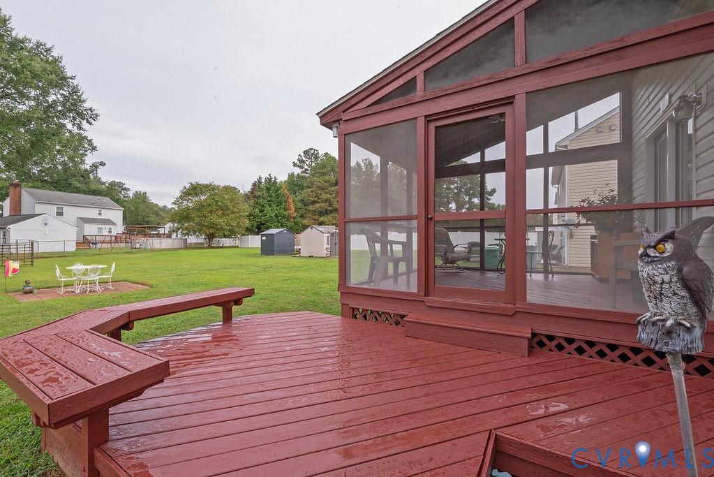 6332 Springcrest Lane Richmond, VA 23231 - Photo 32 of 38 a view of house with yard and outdoor seating
