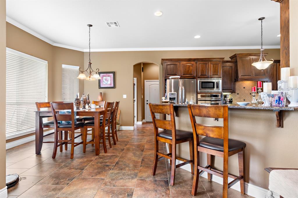 845 County Line Road West West, TX 76691 - Photo 11 of 38 a view of a dining room with furniture