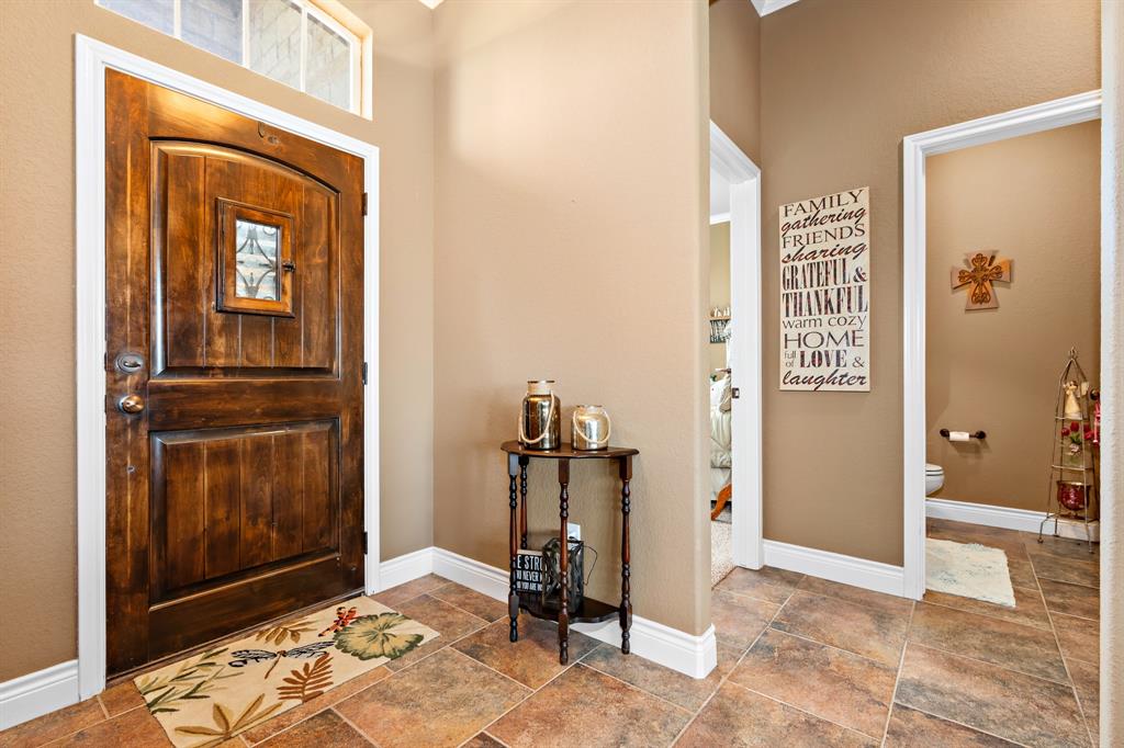 845 County Line Road West West, TX 76691 - Photo 12 of 38 a view of an entryway with wooden floor