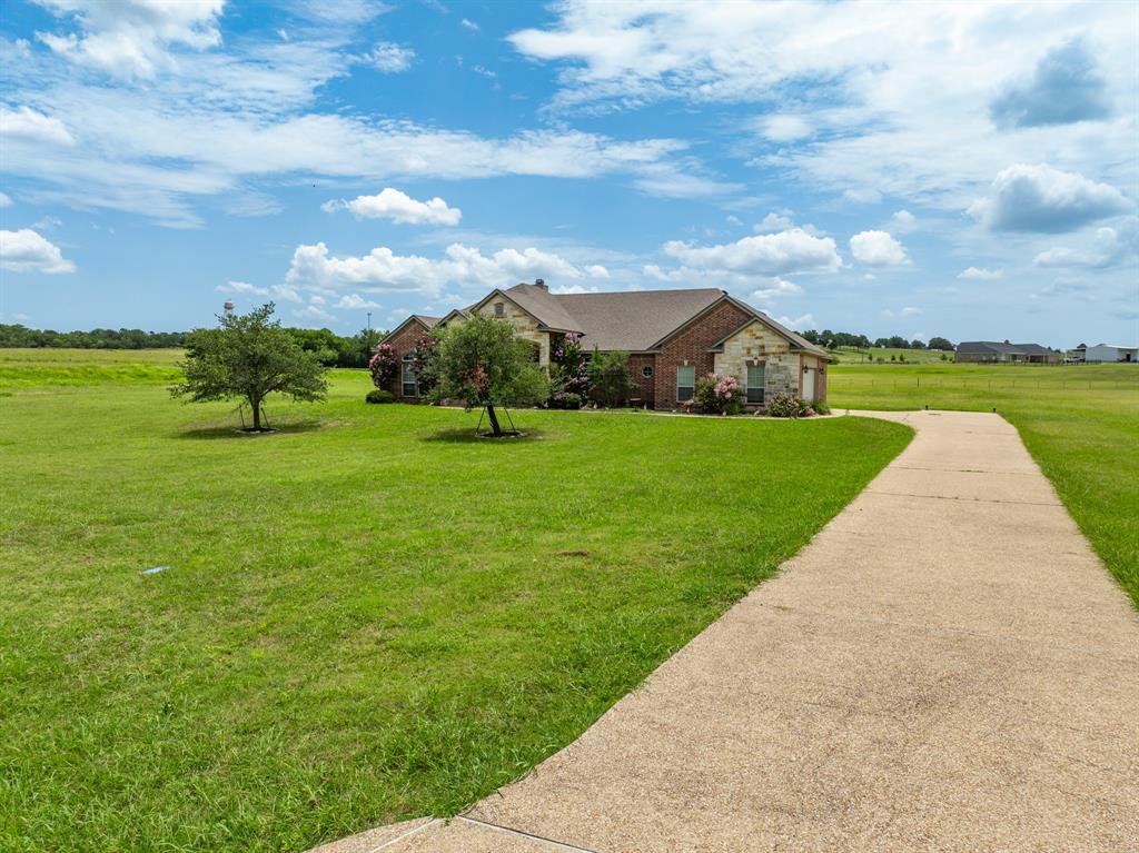 845 County Line Road West West, TX 76691 - Photo 3 of 38 a view of a house with a big yard