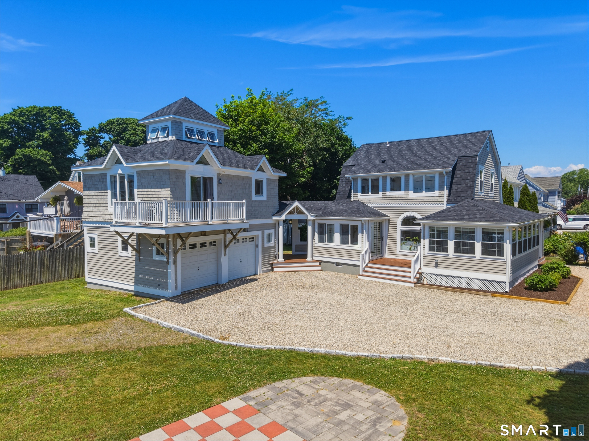 31 Sols Point Road Clinton, CT 06413 - Photo 2 of 40 WELCOME HOME... This fully renovated property features a 2-bedroom, 2-bath main house, plus a studio apartment above the garage offering flexible space for guests, a home office, or income potential.