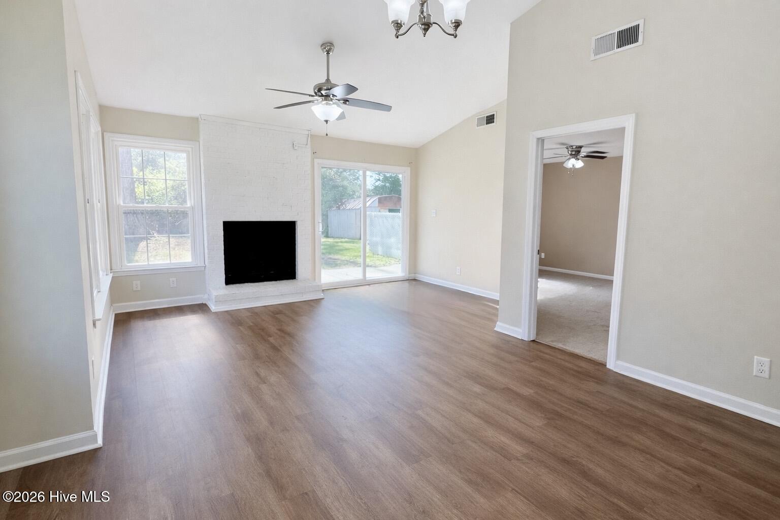 1941 Rolling Ridge Drive Midway Park, NC 28544 - Photo 3 of 14 dining area into living area