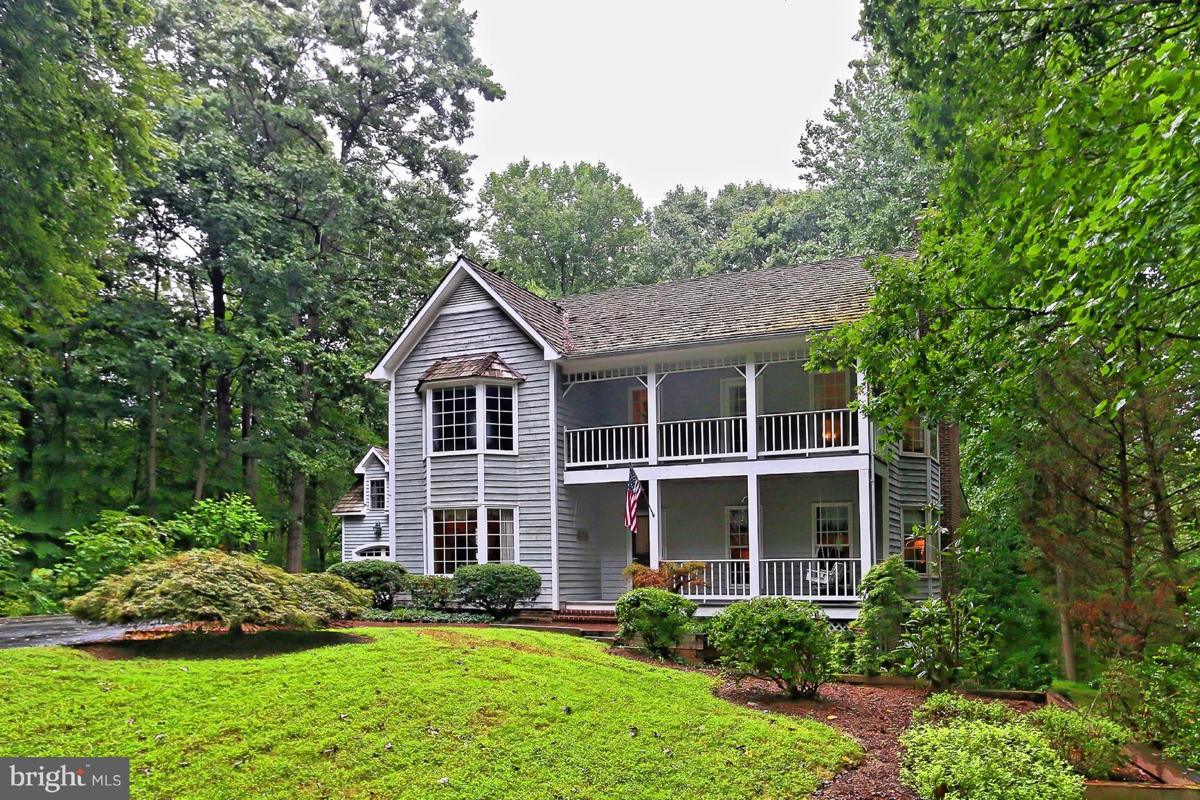 a house view with a garden space