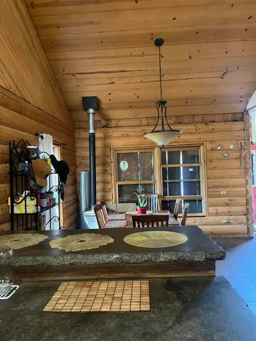 a view of a house with a patio