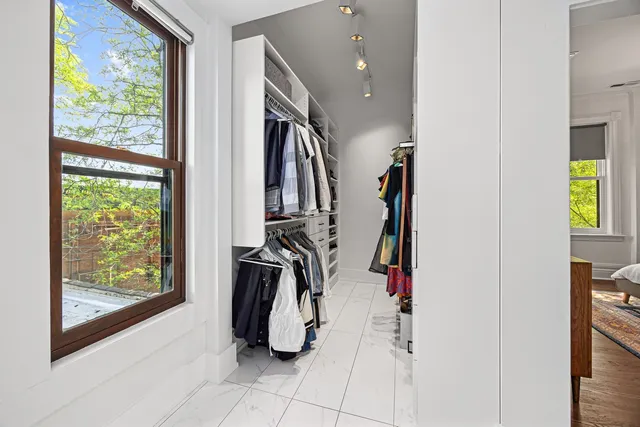 a view of a storage and utility room