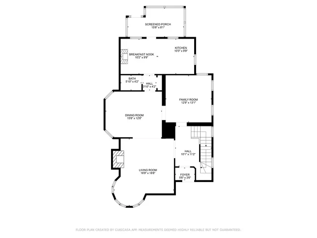 a picture of a bench in a white building