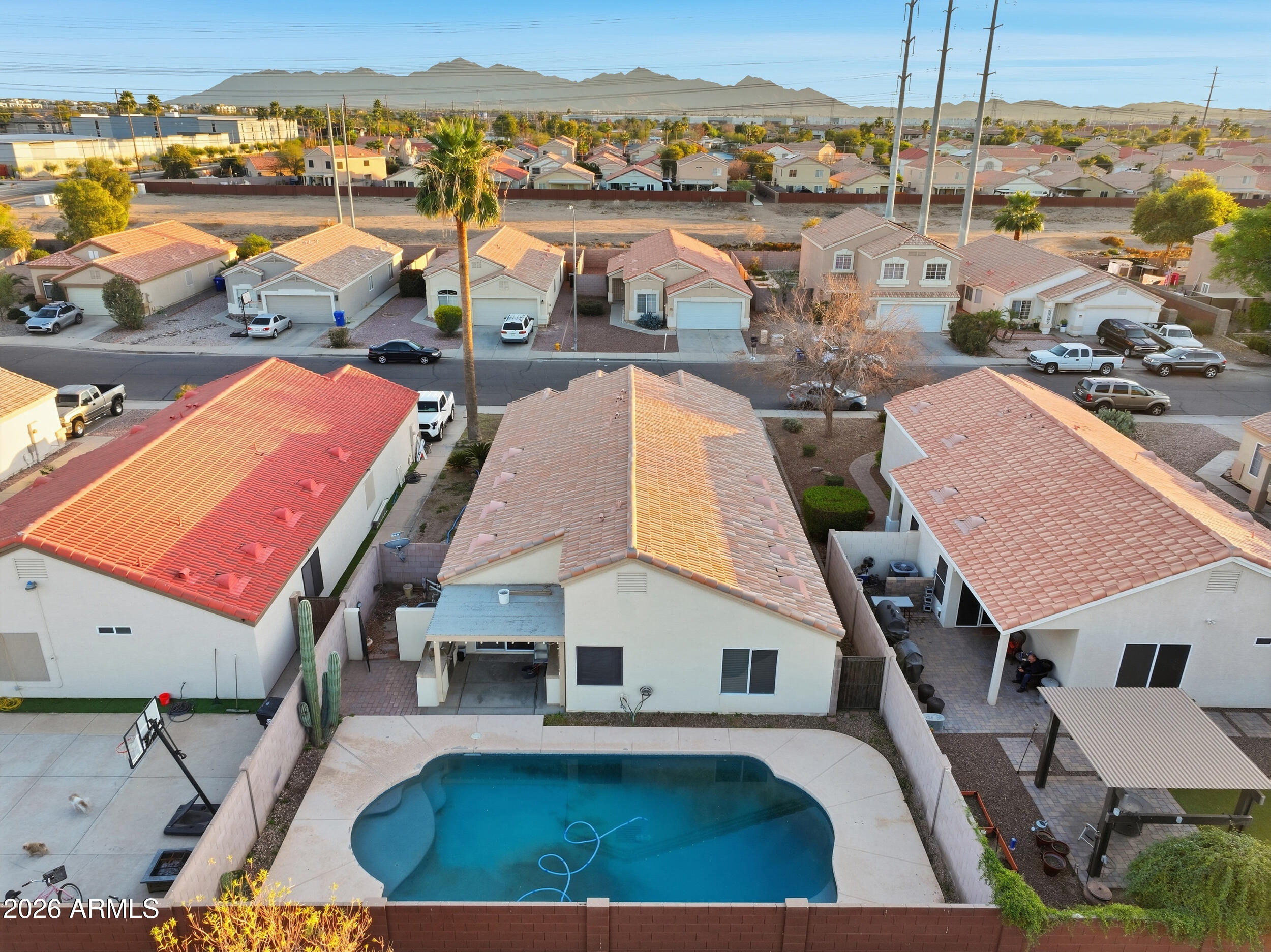 11964 West Granada Road Avondale, AZ 85392 - Photo 34 of 36 an aerial view of a house with a ocean view