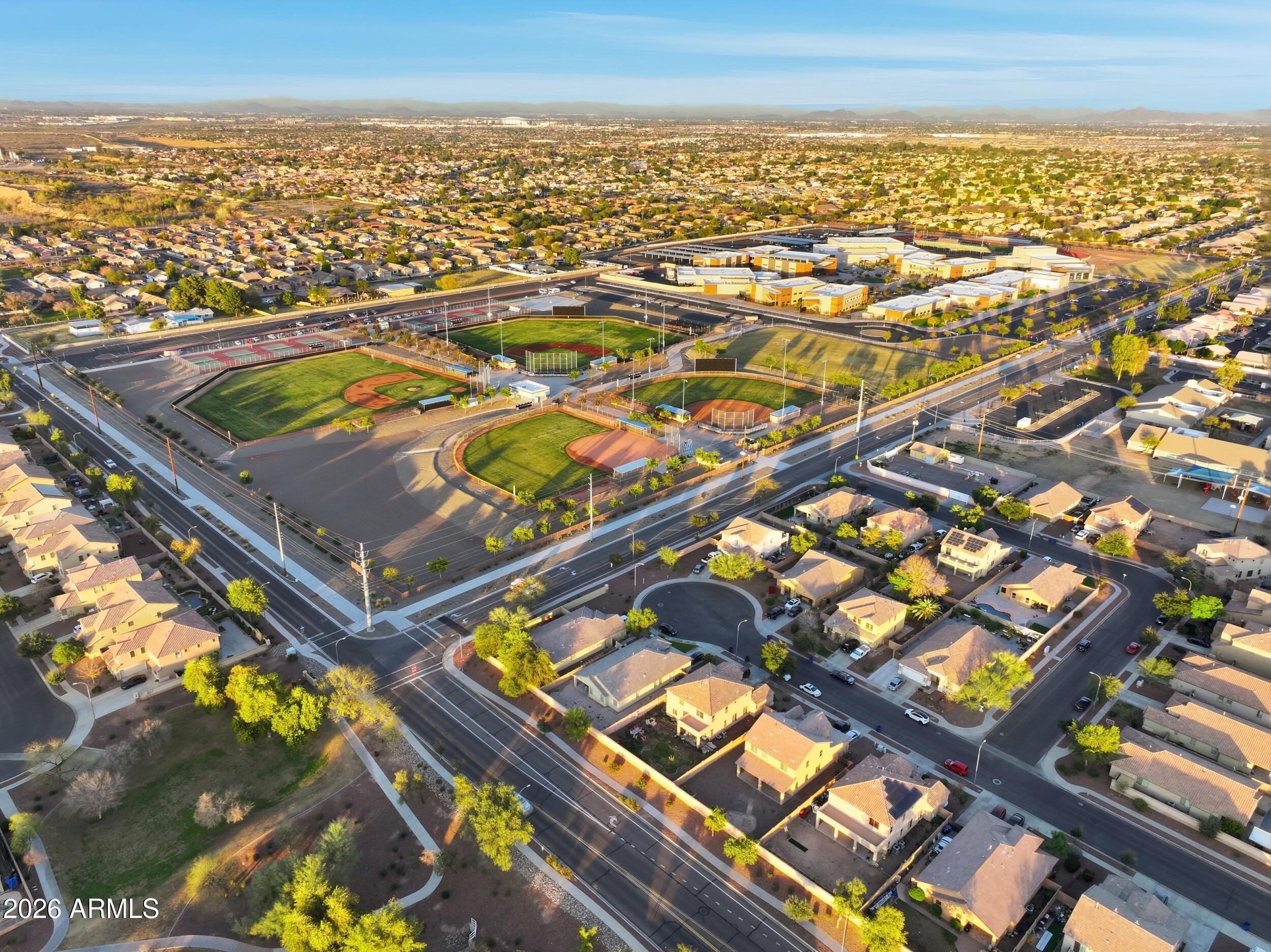 11964 West Granada Road Avondale, AZ 85392 - Photo 35 of 36 an aerial view of residential houses with outdoor space