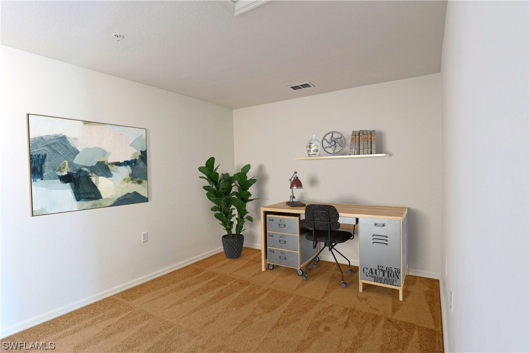 9419 Ivy Brook Run, Unit 1204 Fort Myers, FL 33913 - Photo 14 of 22 a workspace with furniture and a potted plant