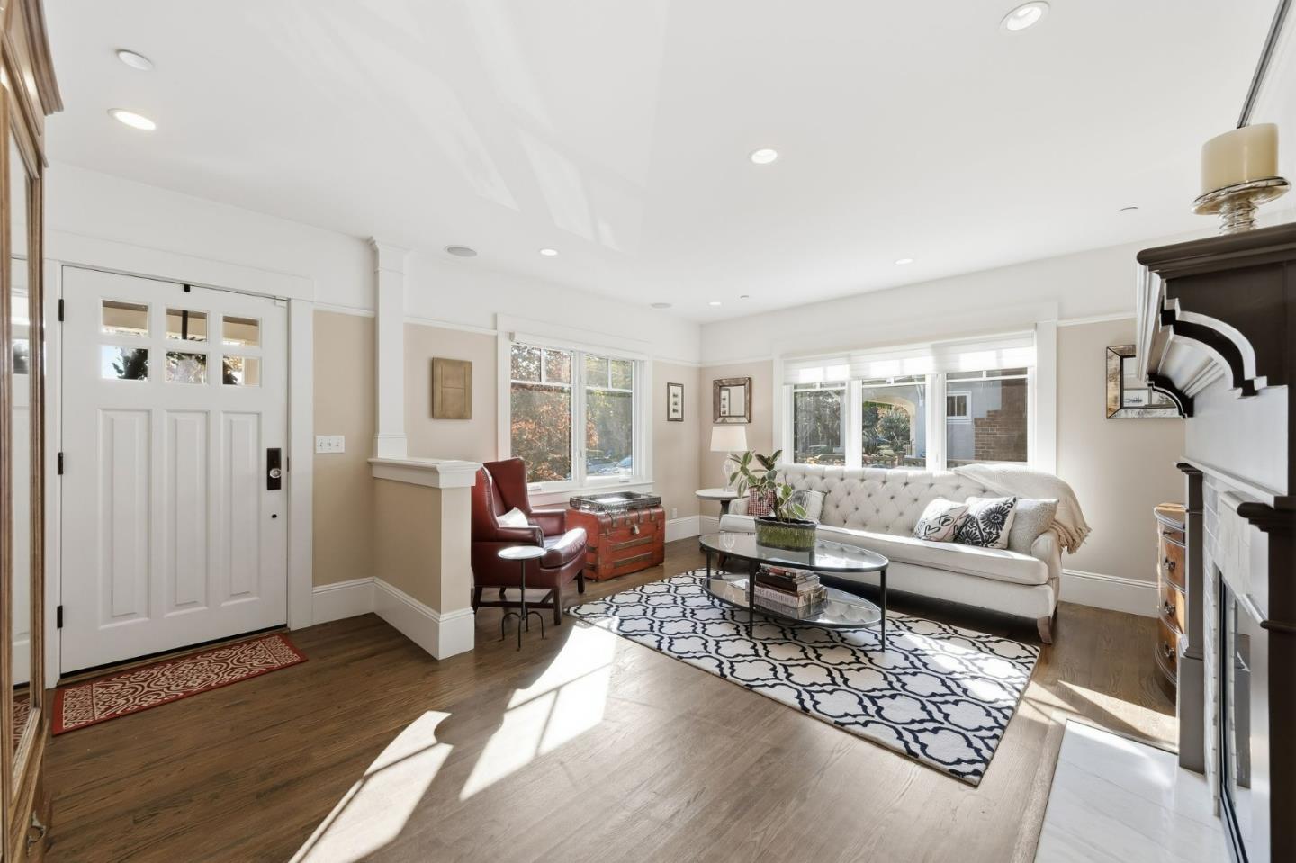 1212 Mills Avenue Burlingame, CA 94010 - Photo 13 of 32 a living room with furniture and a large window
