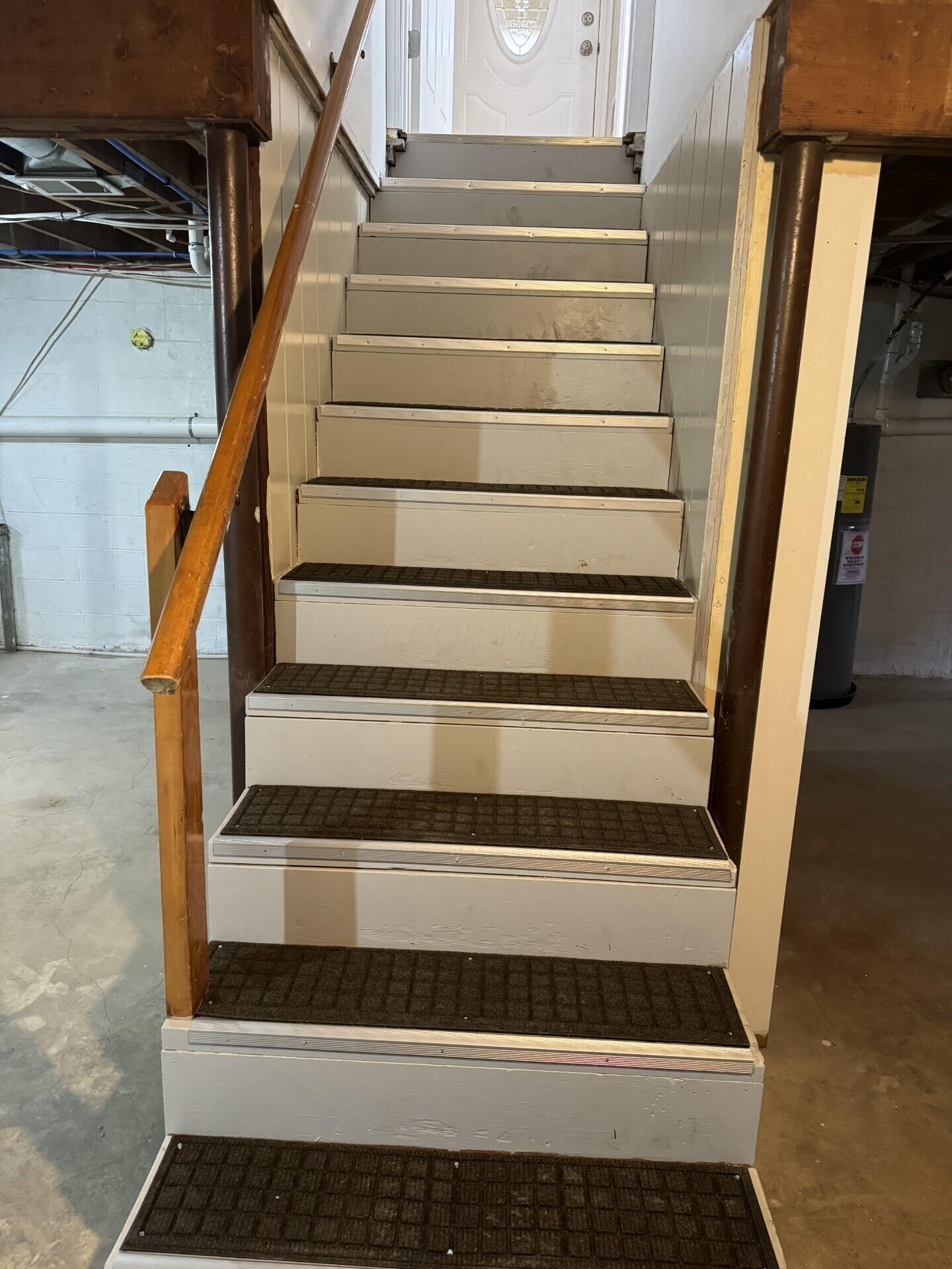 308 NW Road Logan, OH 43138 - Photo 44 of 51 Basement stairs with new tread