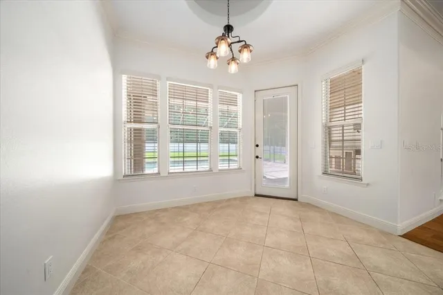 a view of an empty room