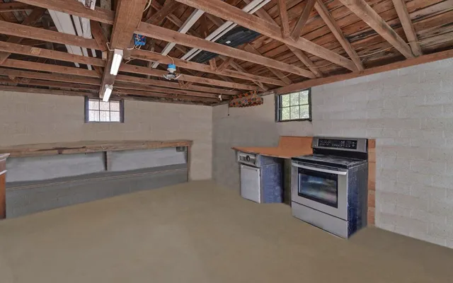 a view of empty room