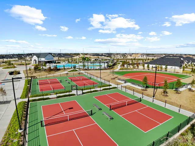 a city view with tall buildings