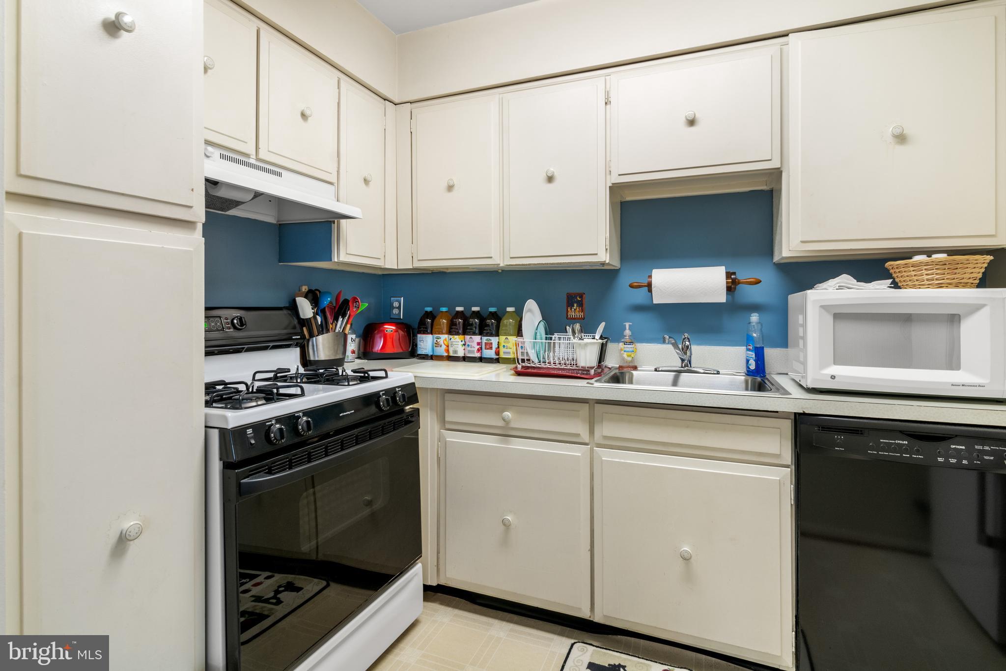 9800 Georgia Avenue, Unit 25301 Silver Spring, MD 20902 - Photo 13 of 22 a kitchen with stainless steel appliances granite countertop a sink stove and cabinets